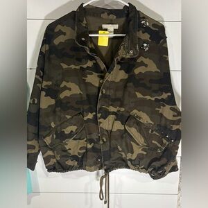 H&M Camouflage Bomber Jacket